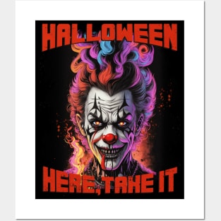 The Halloween Clown Posters and Art